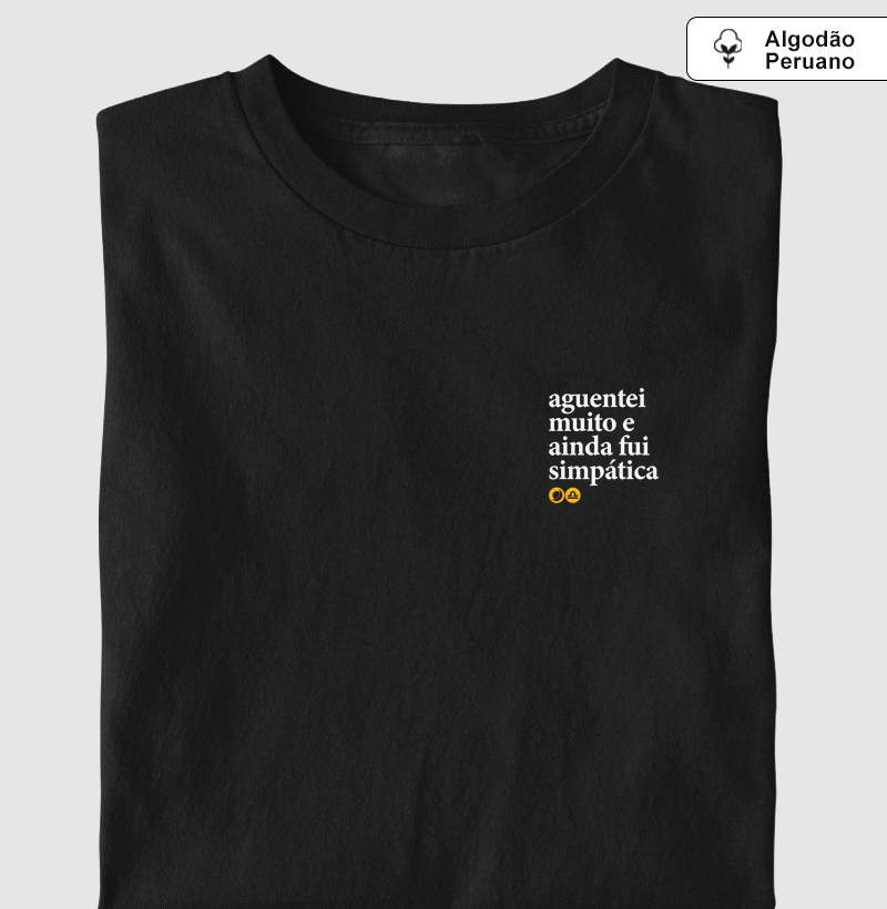 aguentei muito e ainda fui simpática. libra
