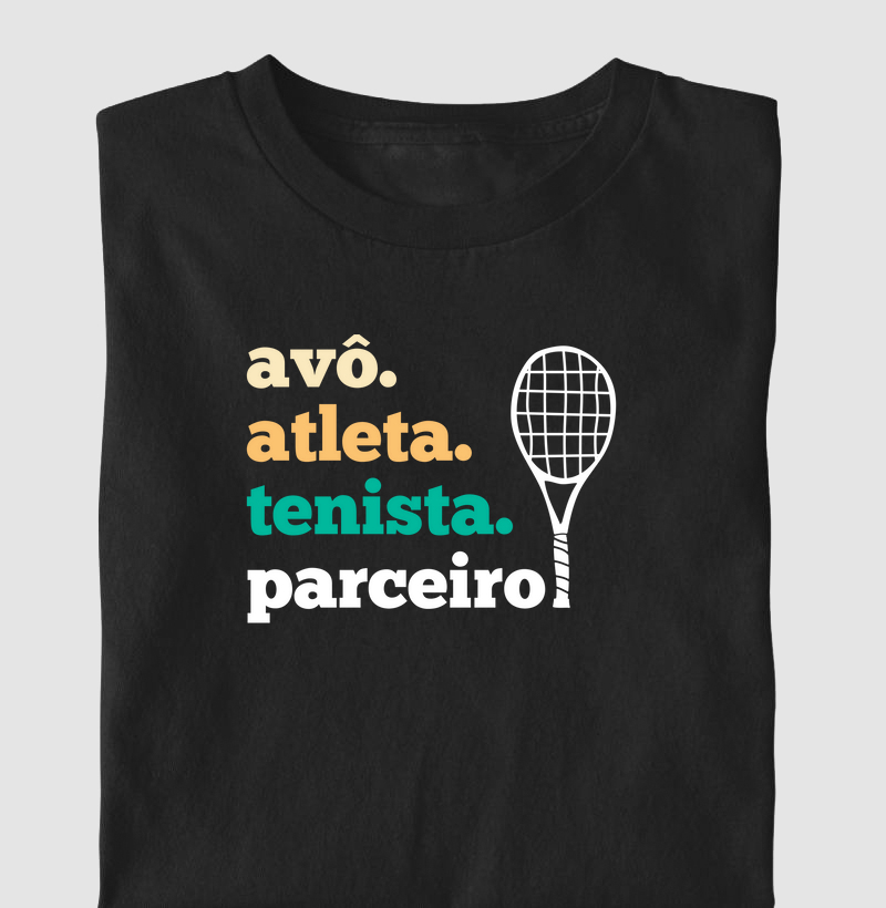 Avô, Atleta, Tenista, Parceiro