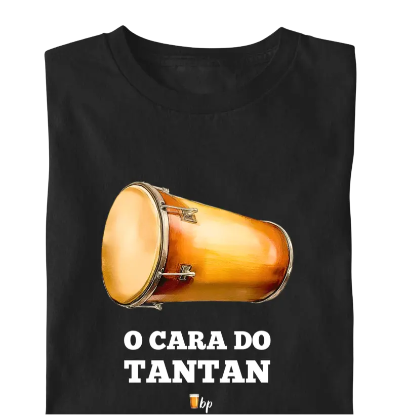O cara do tantan - Com o instrumento