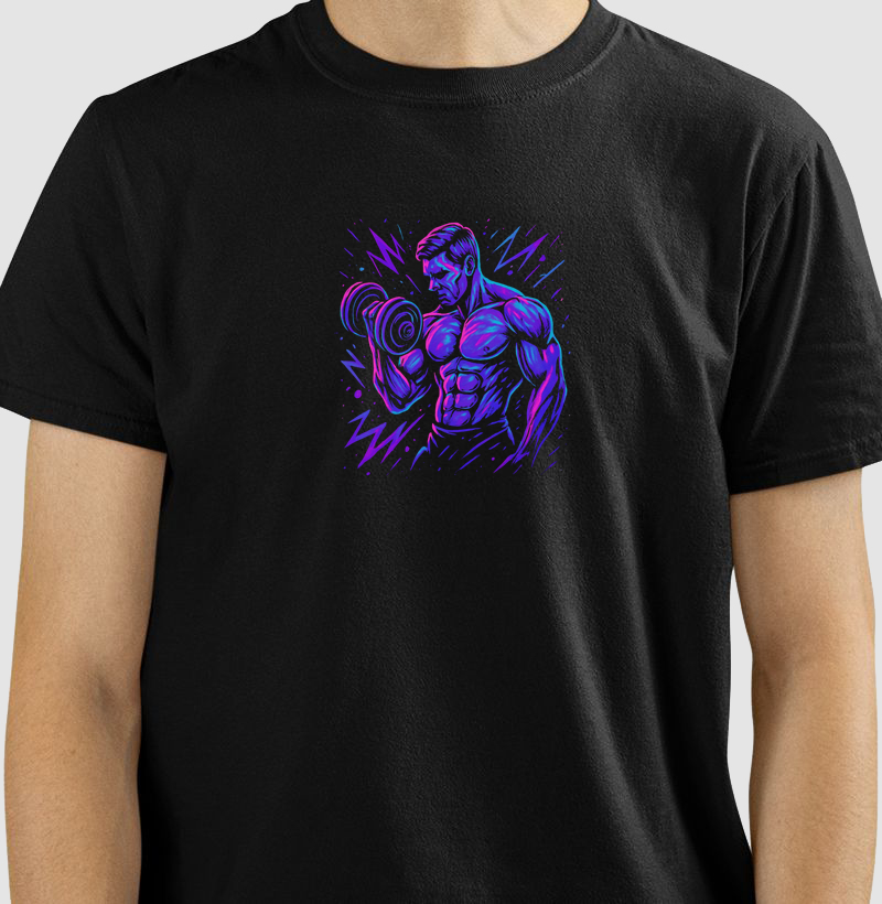 Camiseta Silhueta Fitness