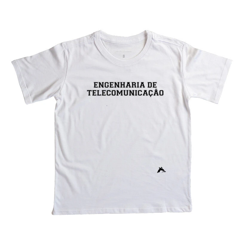 Camiseta Infantil Engenharia de Telecomunicações Classic