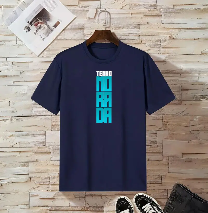 Camiseta Cristã "Tenho Morada"