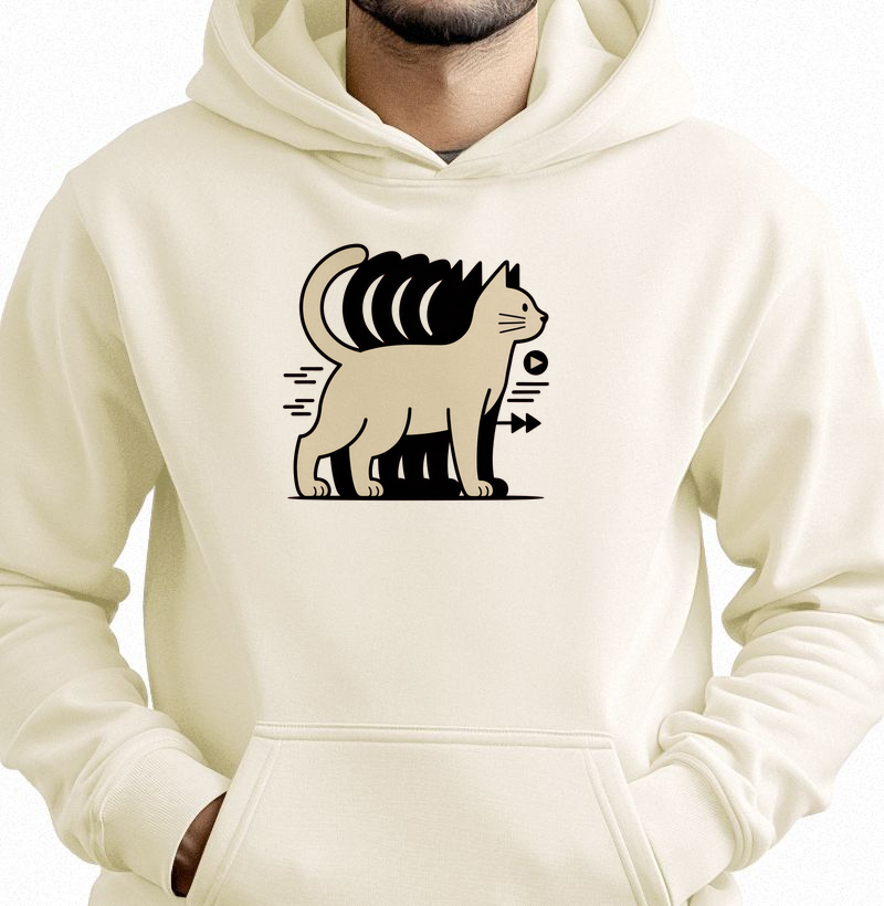 Gato em loop de Reels