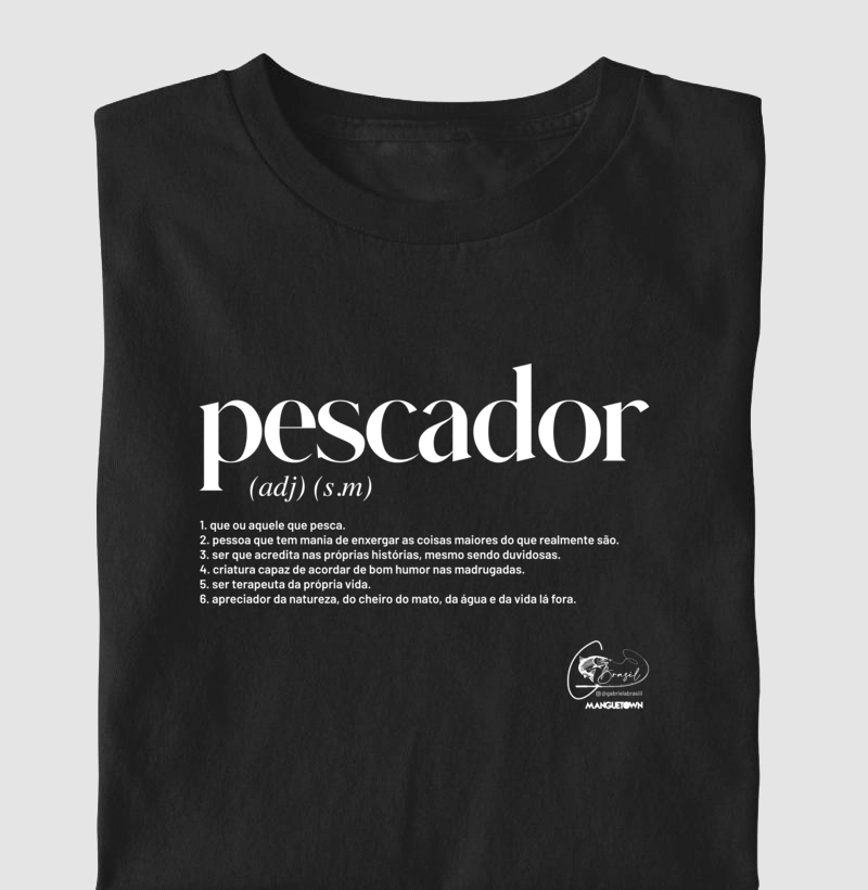 CAMISETA MASC. PESCADOR BY GABI BRASIL