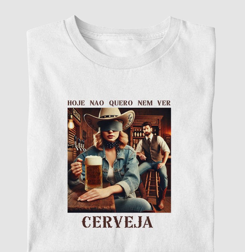 Hoje não quero nem ver cerveja