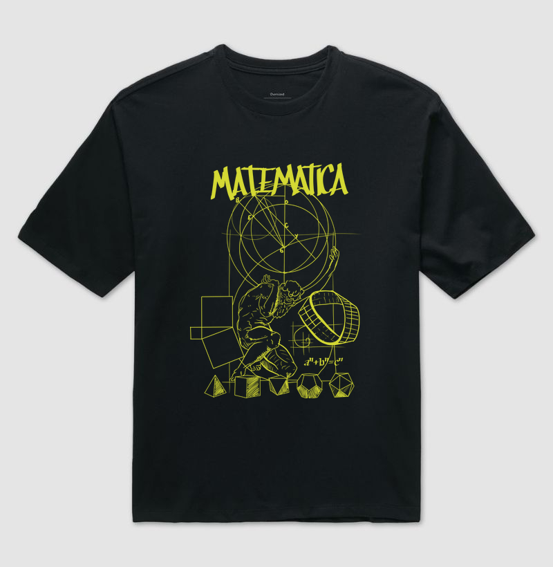 Camiseta disciplina Matemática