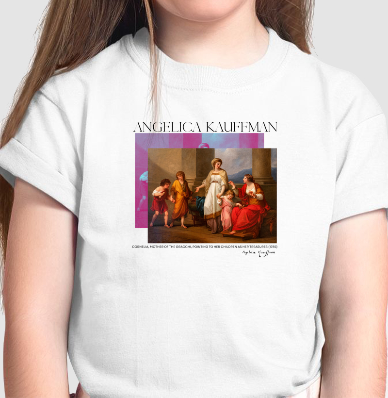 Cornelia, Mother of the Gracchi, Pointing to Her Children as Her Treasures (1785) - Angelica Kauffman