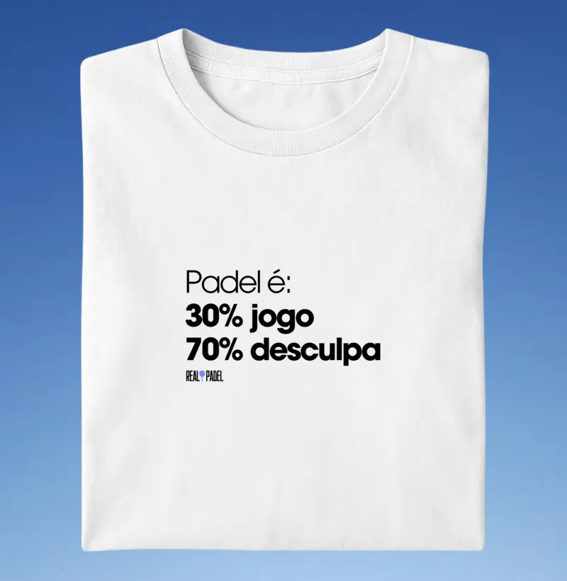 Padel é 30% jogo, 70% desculpa