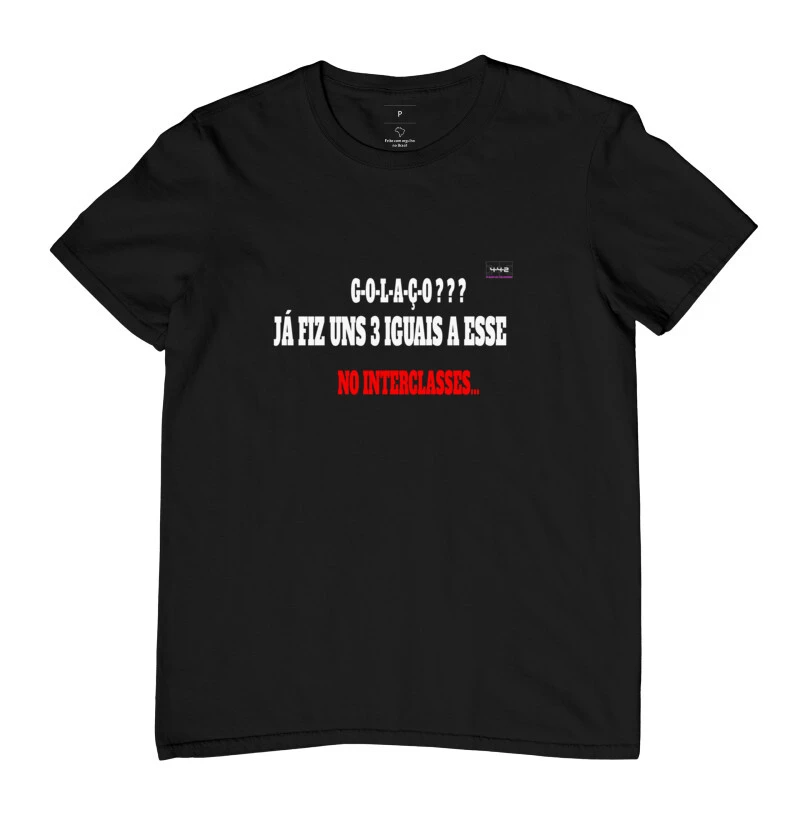 Camisa golaço no interclasses