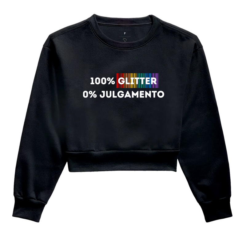 100 GLITTER, 0% JULGAMENTO