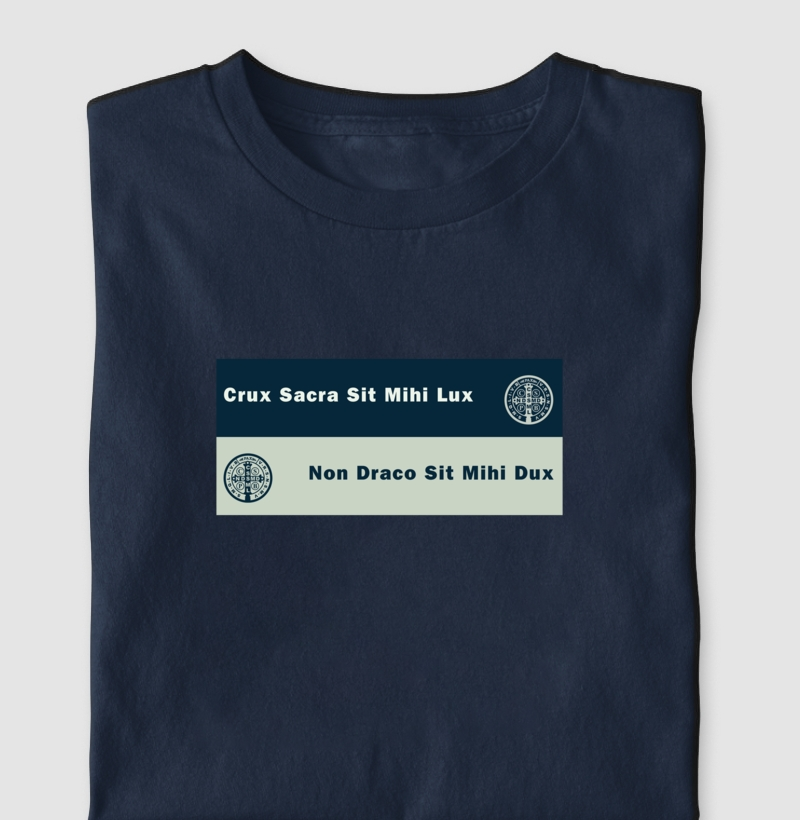 Camiseta frase Crux Sacra