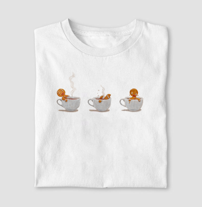 Camiseta Derretendo na Xícara