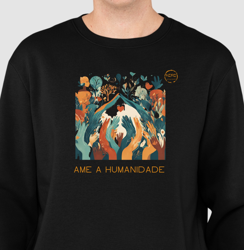 Moletom KIRI - Ame a Humanidade