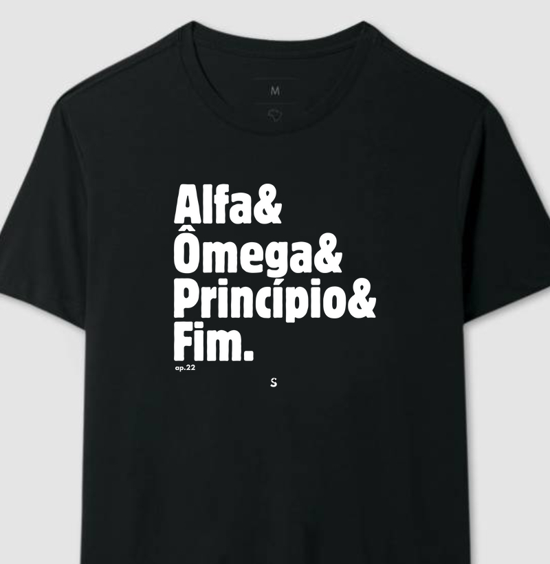 Alfa e Ômega. Camiseta Supernova Estampada