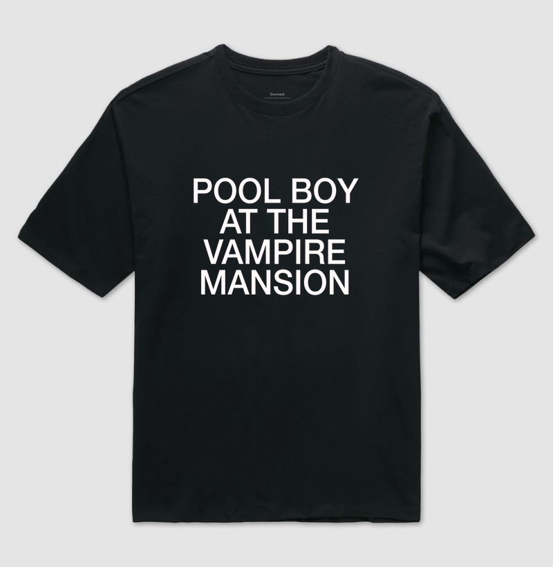 Pool Boy At The Vampire Mansion