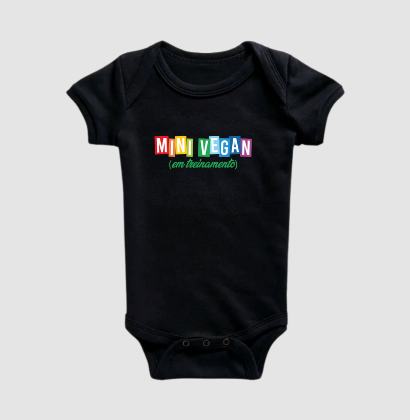 Body infantil - Mini Vegan (em treinamento)