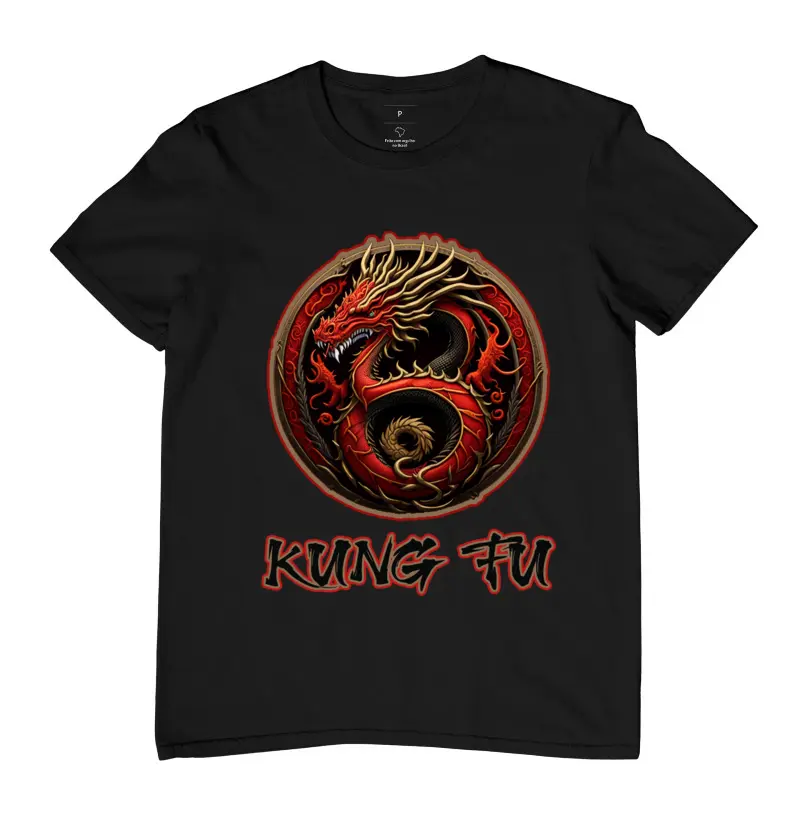 CAMISETA KUNG FU RED DRAGON