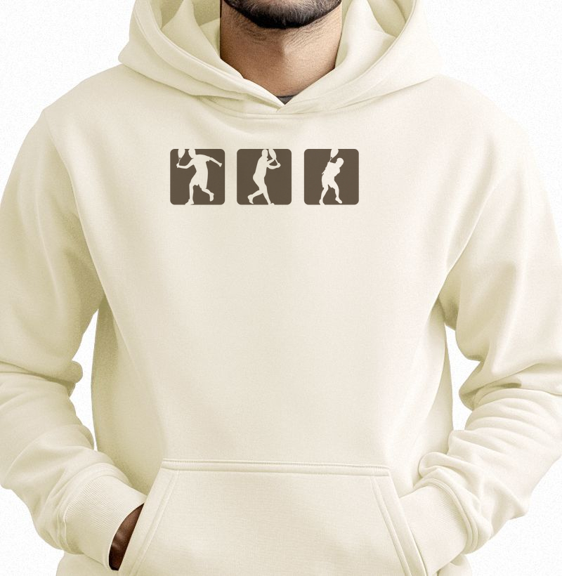 Vida de tenista - Moletom com capuz