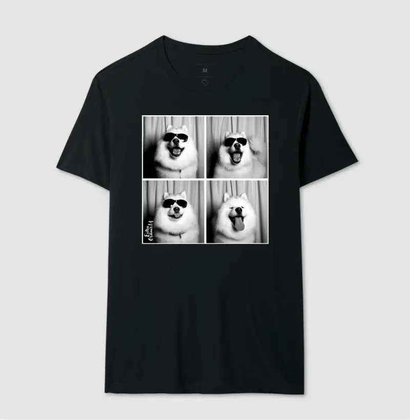 Chow Charm: Camisetas com Estampa de Photobooth Chow Chow