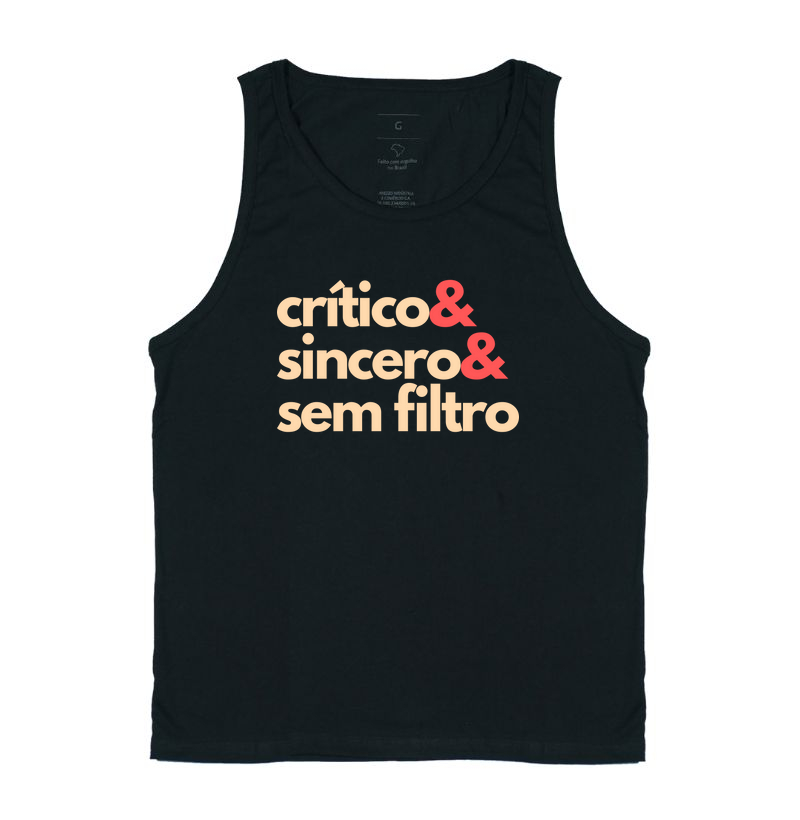 CRÍTICO & SINCERO & SEM FILTRO