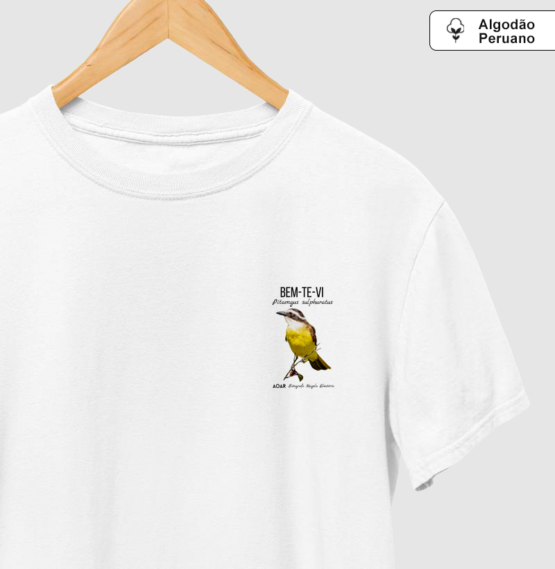 Camiseta Algodão Peruano Bem-te-vi 