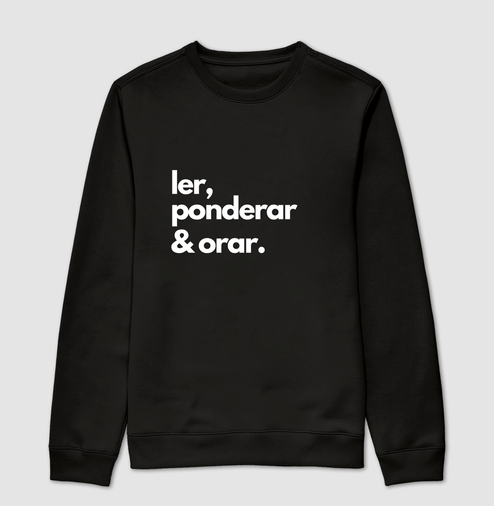 Ler ponderar & orar - branco
