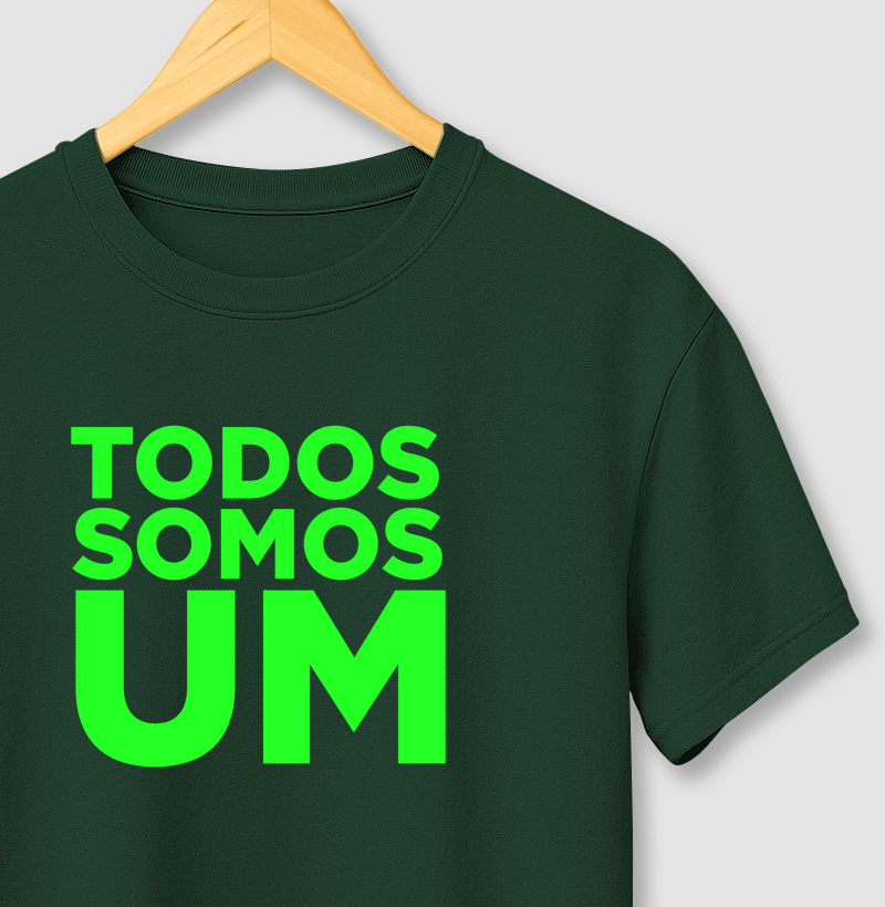 Camiseta Todos Somos Um