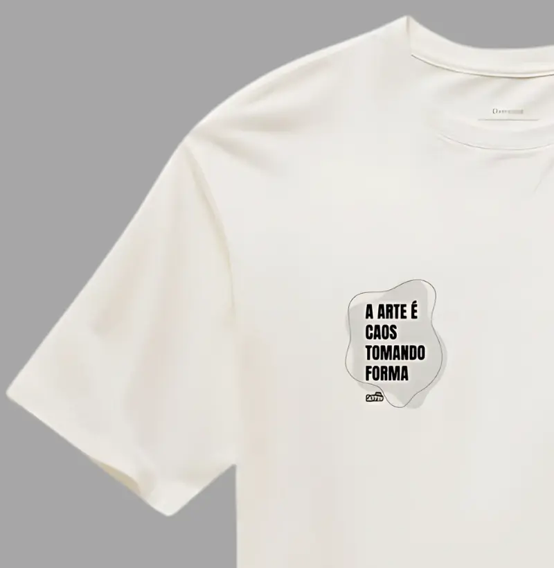 A Arte é Caos Tomando Forma.