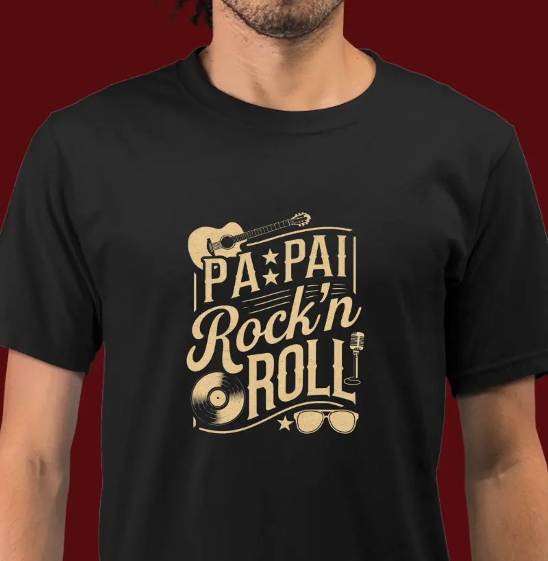 Papai rock'n'roll - dourado