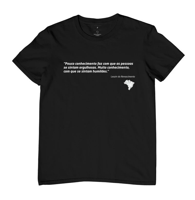 Camiseta TN - Citação do Leozinho