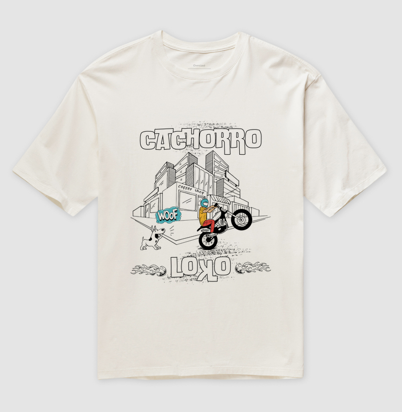 Camiseta Dog Pulse Cachorro Loko – Fuga do Motoboy