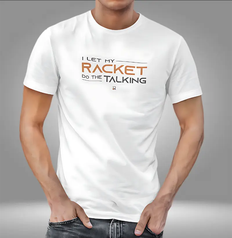 Camiseta Tênis - Racket Do The Talking