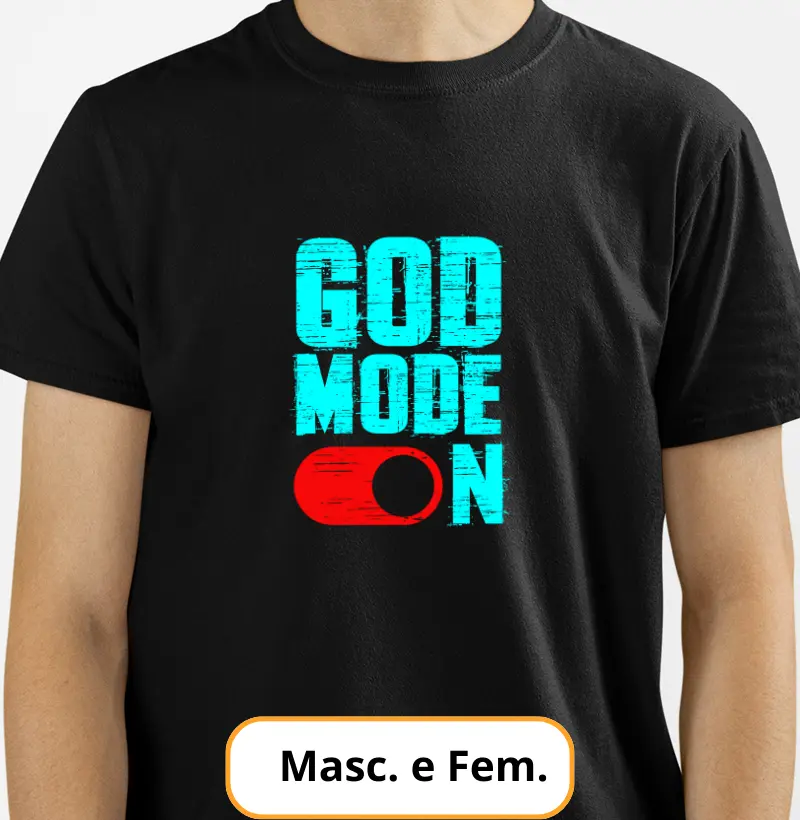 Camiseta - God Mode ON