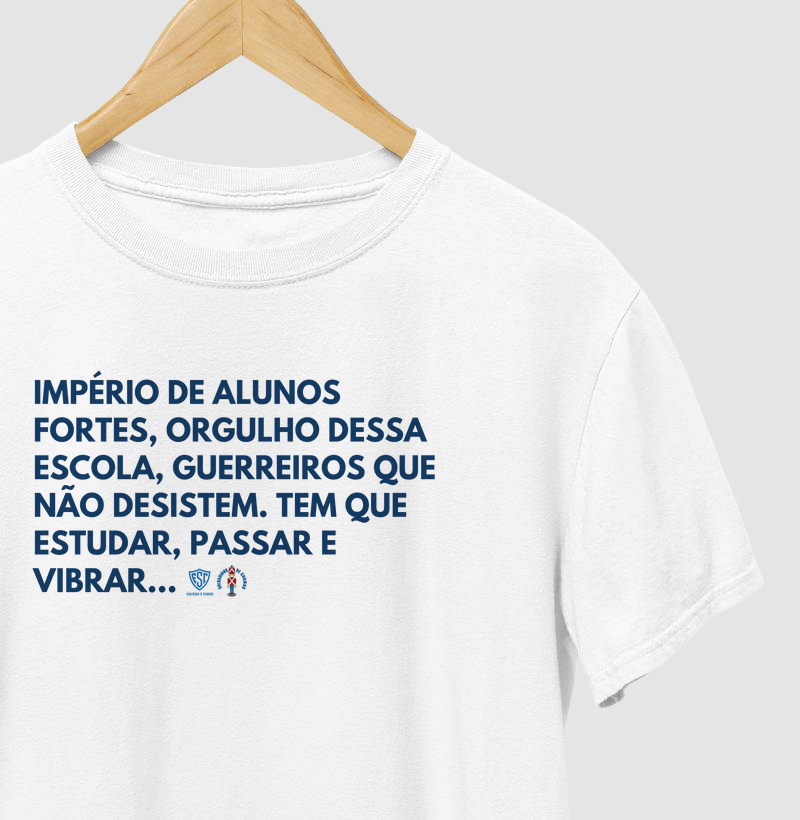 Camisa Império de alunos fortes