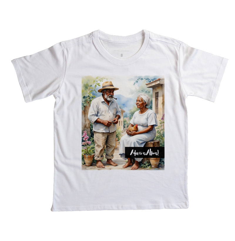 Camiseta Infantil - Casal de Pretos-Velhos - Imagem 1
