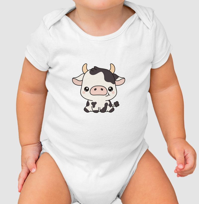 Body infantil vaquinha