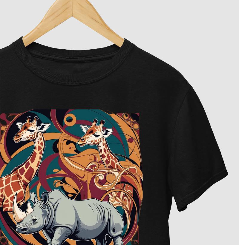 Camiseta Animalis Extinção 100% Algodão