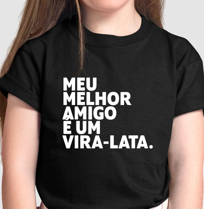 CAMISETA INFANTIL MELHOR AMIGO