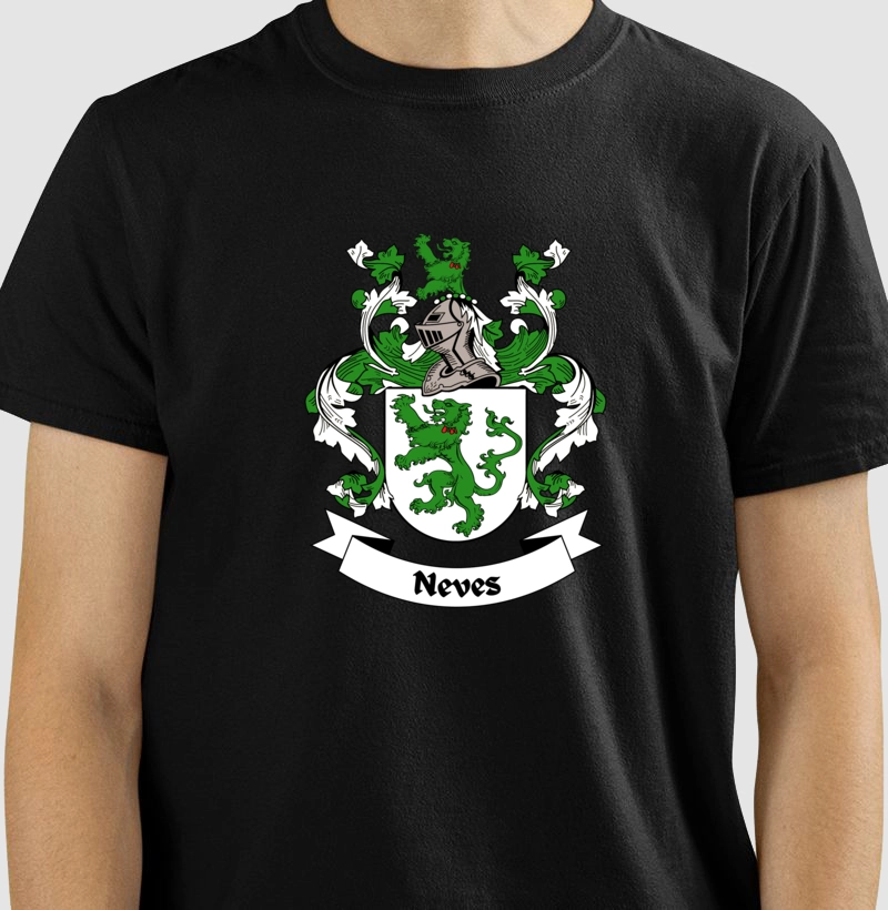 Brasão da Família Neves com Nome