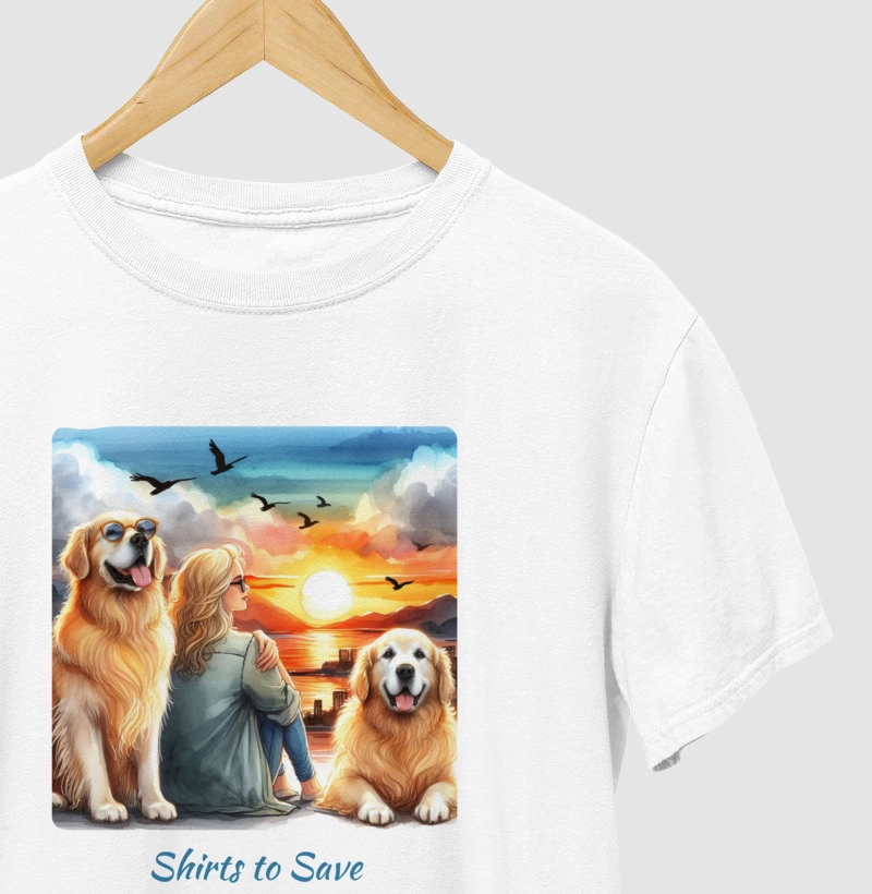 Camiseta Golden Blond Girl