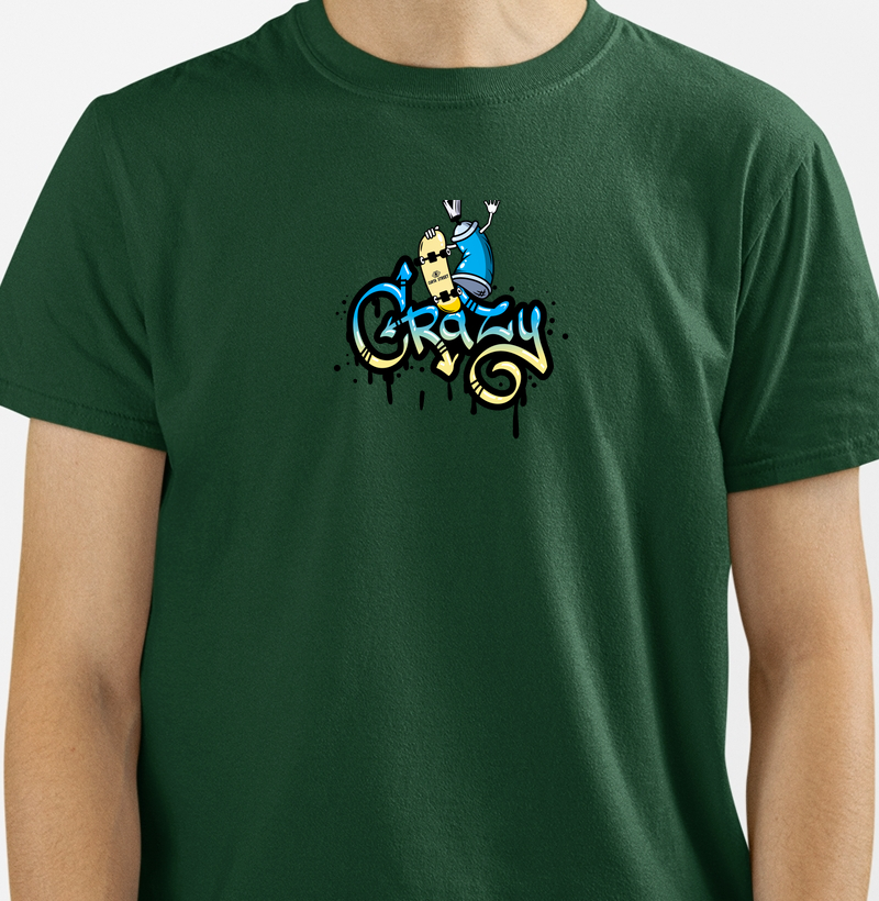 Camiseta modelo - Crazy