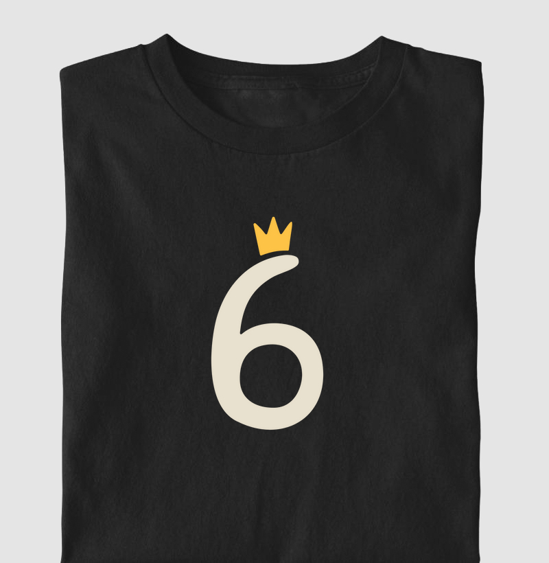 Camiseta Infantil 6 Off White