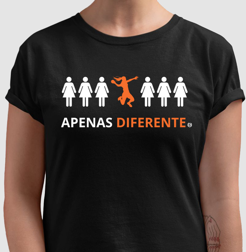 Camiseta de Handebol - Apenas Diferente - Garota