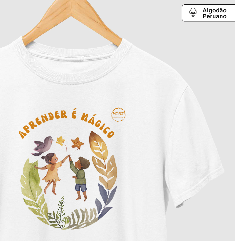 Camiseta Premium KIRI -Aprender É Mágico