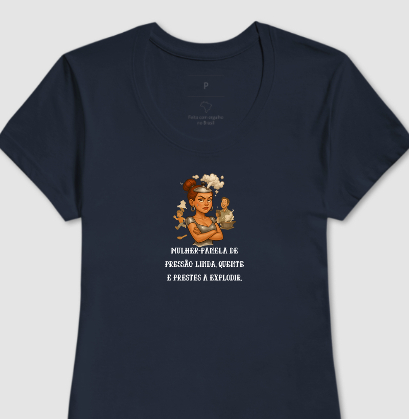 Mulher panela de pressão