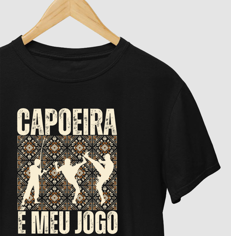 Camiseta "Capoeira é Meu Jogo"