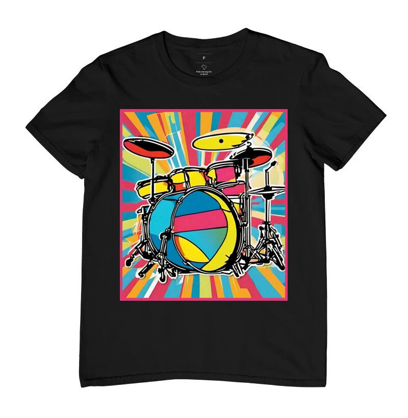 Camiseta Reserva Ink - Batera Pop Art