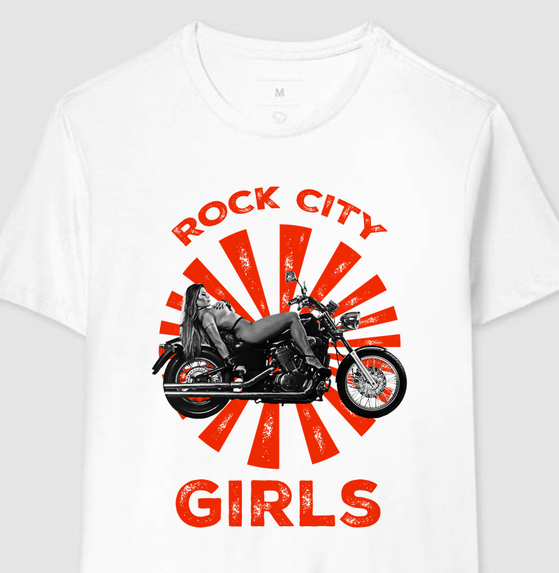 Easy Rider - Camiseta Rock City Girls