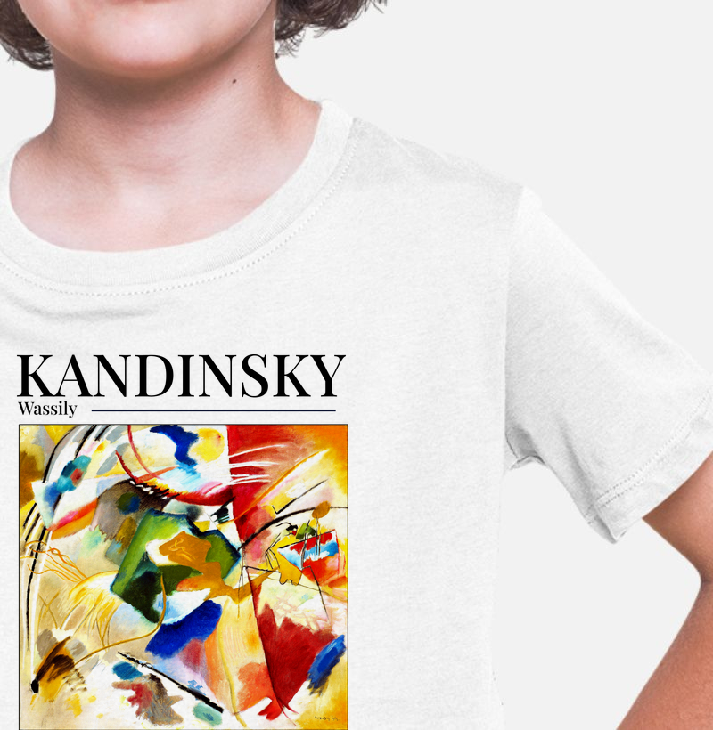 Painting With Green Center  (1913) - Kandinsky