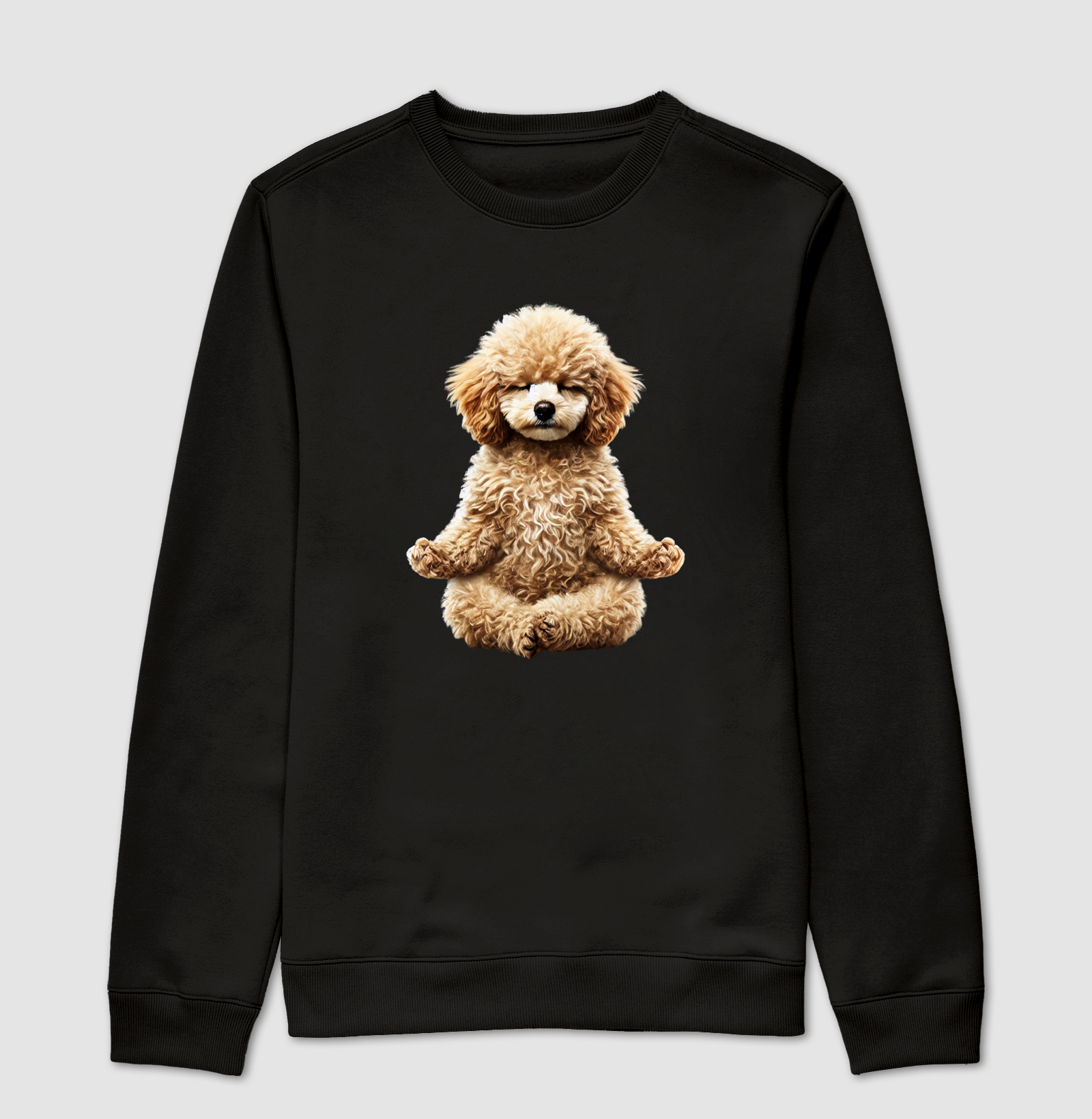Poodle Meditando